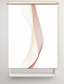 Rollo Stream two Pfeffer , Rollo, Motivrollo, Rollo mit Druck, Fotorollo, bedrucktes Rollo, Fensterrollo,verdunkelndes Rollo, Sonnenschutz Rollo